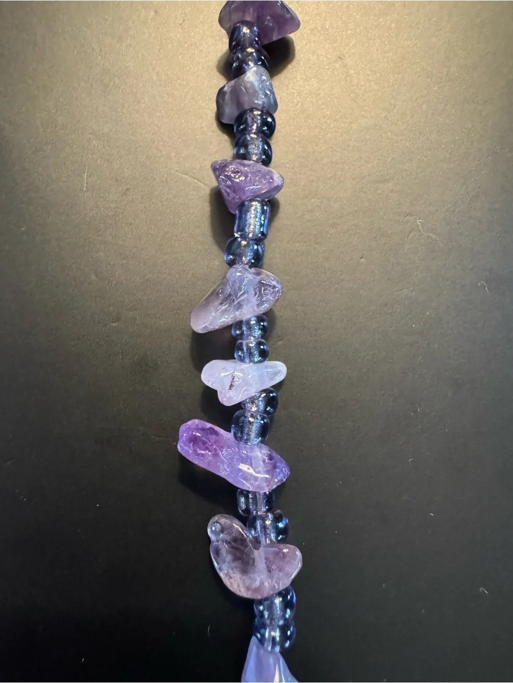 Lavender Jade Chip Bracelet